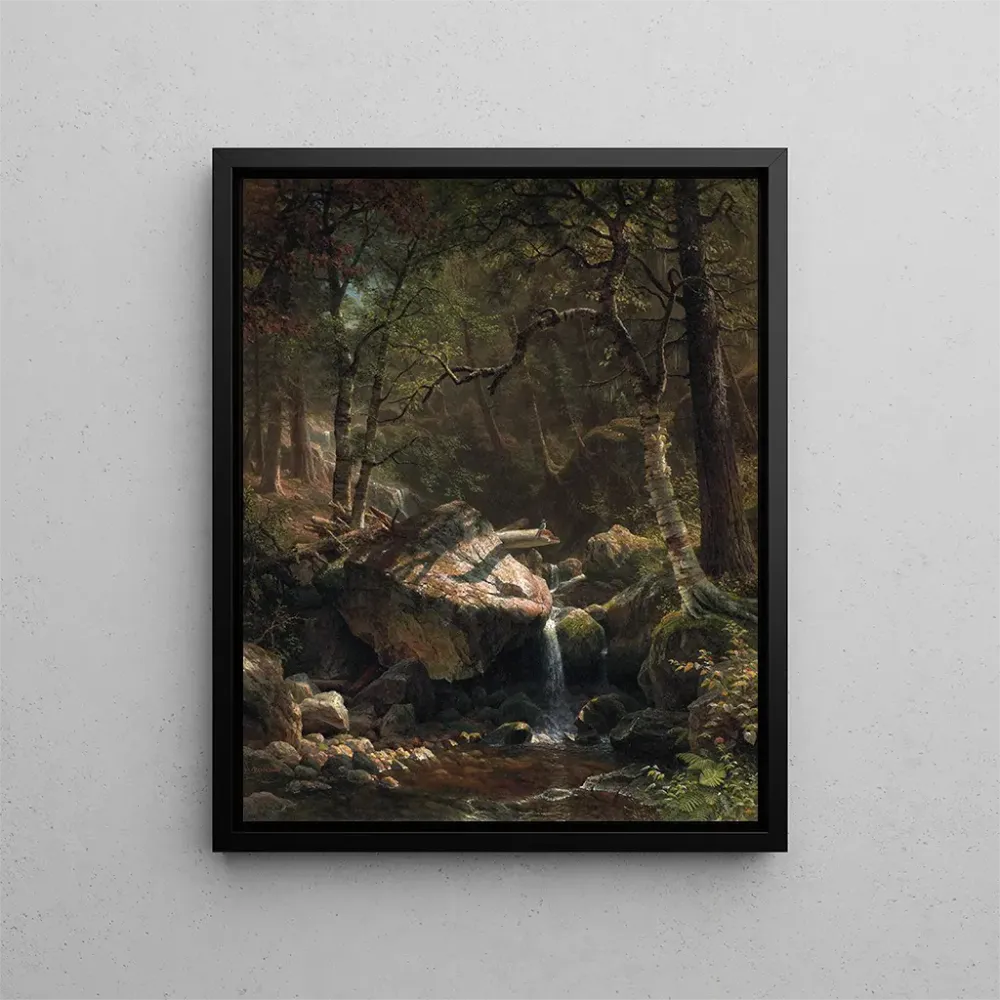 Gemälde Bergbach - Albert Bierstadt