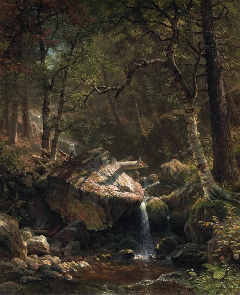 Gemälde Bergbach - Albert Bierstadt
