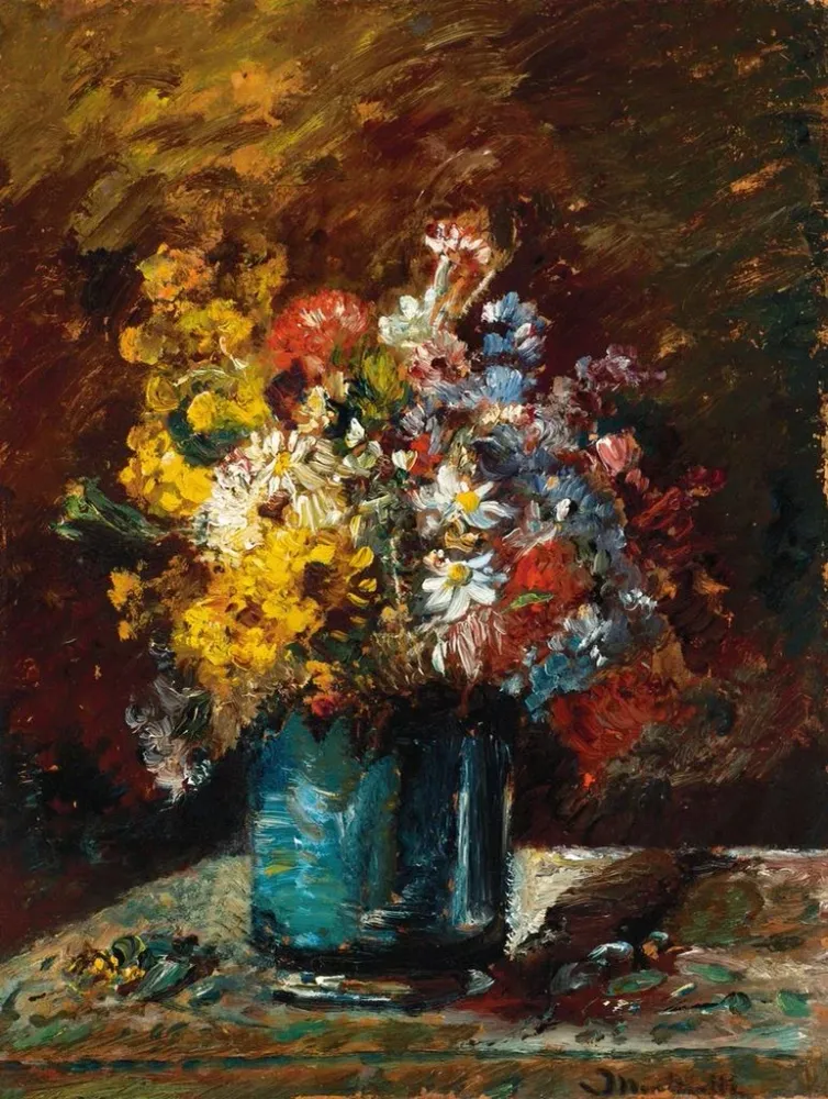 Gemälde Blumen Vielfältig - Adolphe Monticelli | Kunstdruck