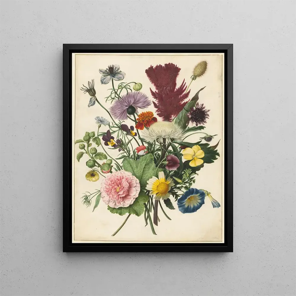 Gemälde Blumenstrauß - Anonym | Kunstdruck