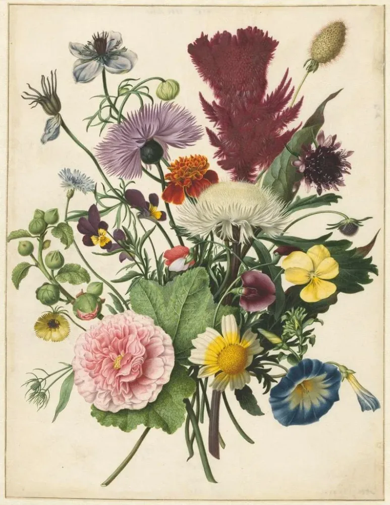 Gemälde Blumenstrauß - Anonym | Kunstdruck