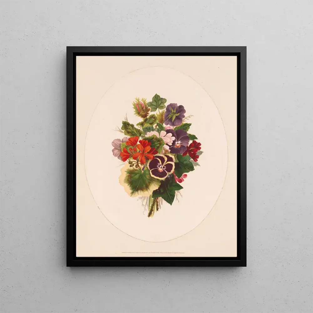 Gemälde Blumenstrauß - Louis Prang Co | Kunstdruck