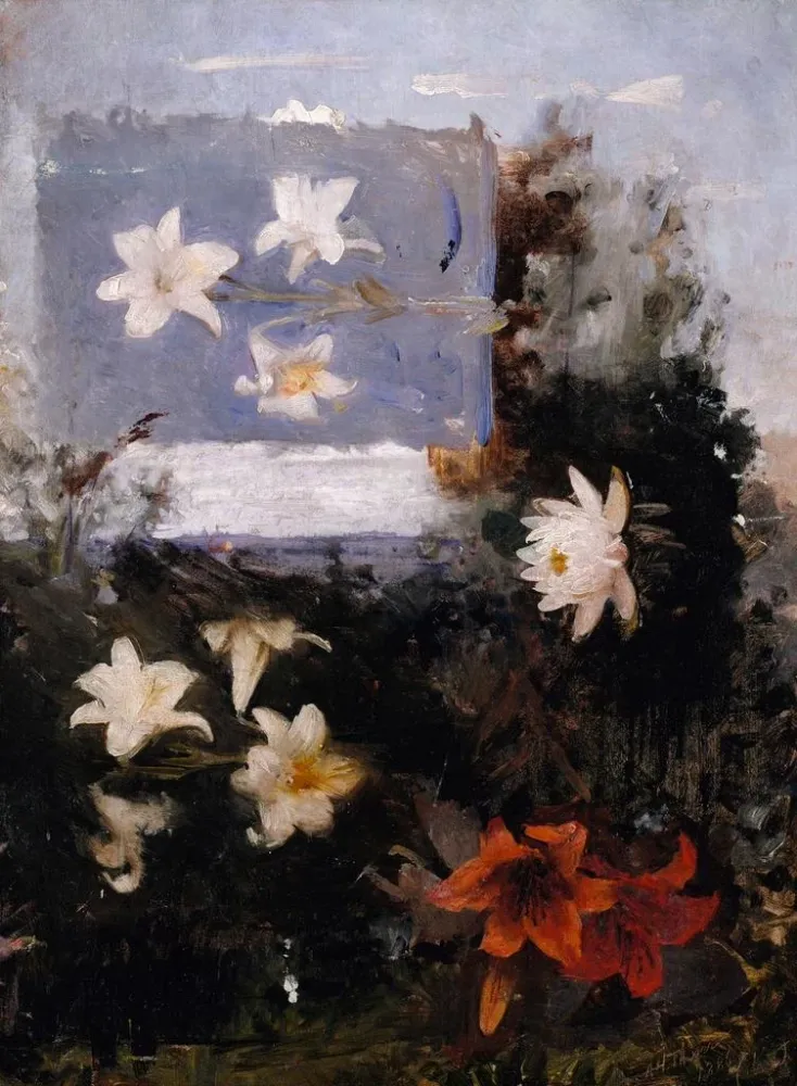 Gemälde Blumenstudien - Abbott Handerson Thayer | Kunstdruck
