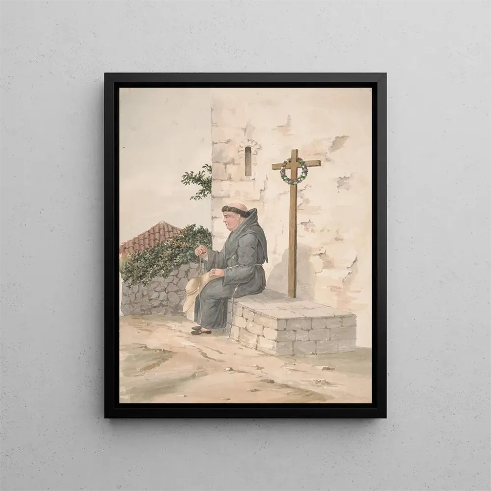 Gemälde Bruder Franziskus - Alfred Diston