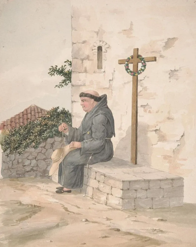 Gemälde Bruder Franziskus - Alfred Diston