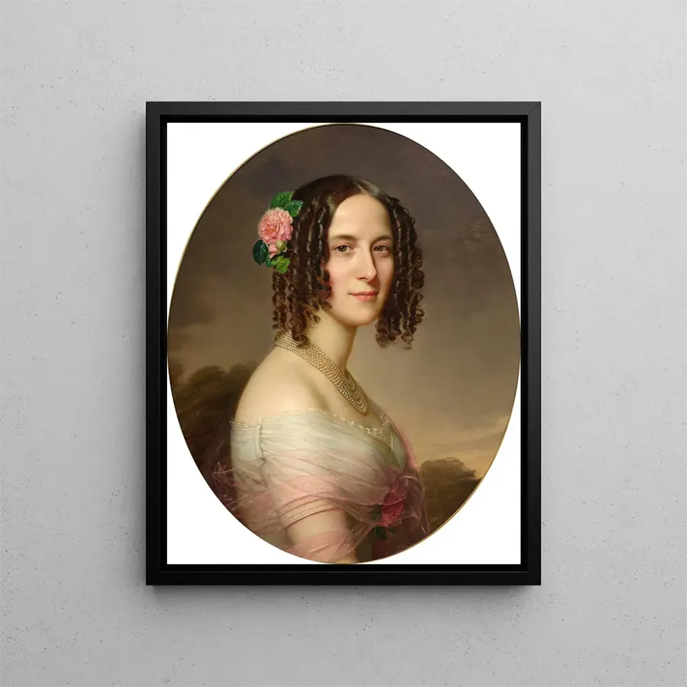 Gemälde Büste einer Frau - Anton Einsle | Kunstdruck