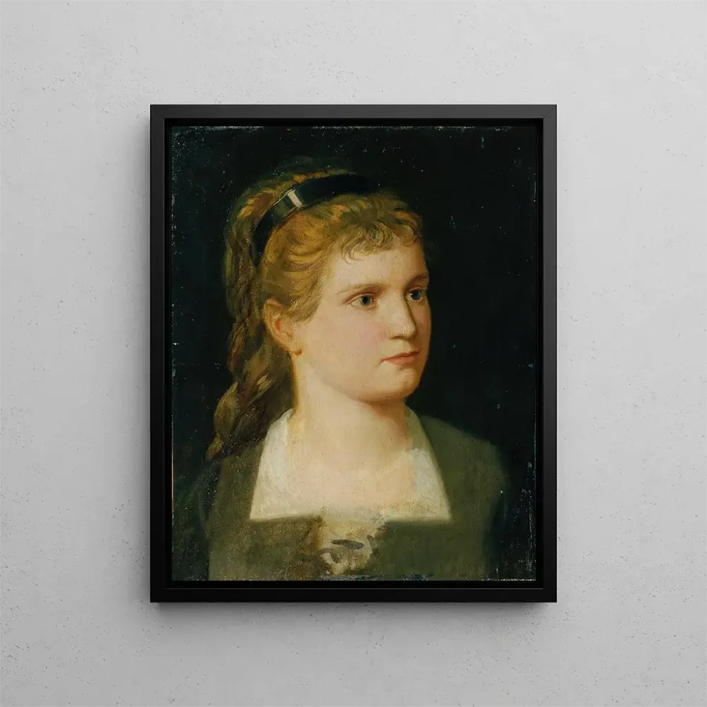 Gemälde Buste de la nièce Käthchen Winder - Anton Romako | Kunstdruck