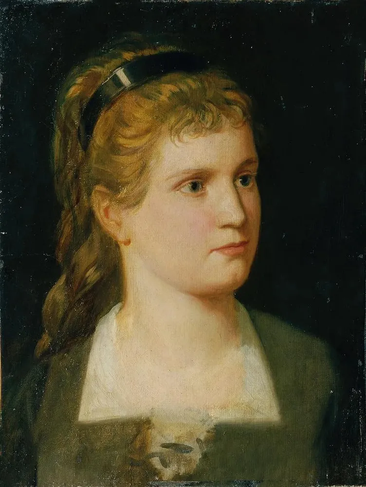 Gemälde Buste de la nièce Käthchen Winder - Anton Romako | Kunstdruck