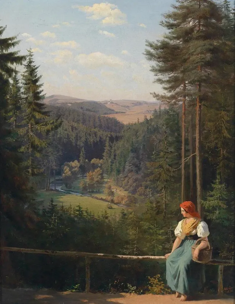 Gemälde Cas - Anton Ebert | Kunstdruck