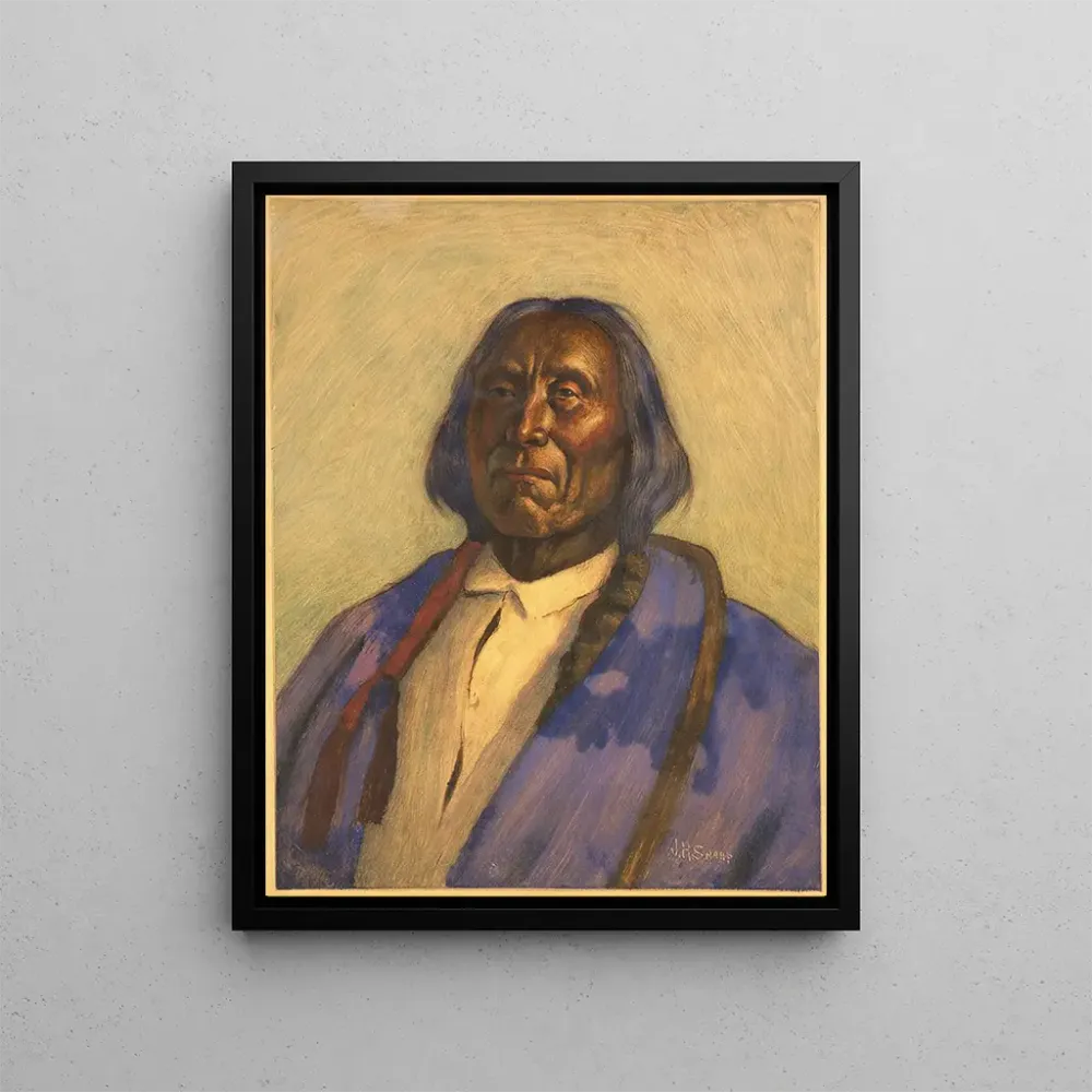 Gemälde Chef Red Cloud, Sioux - Joseph Henry Sharp | Kunstdruck