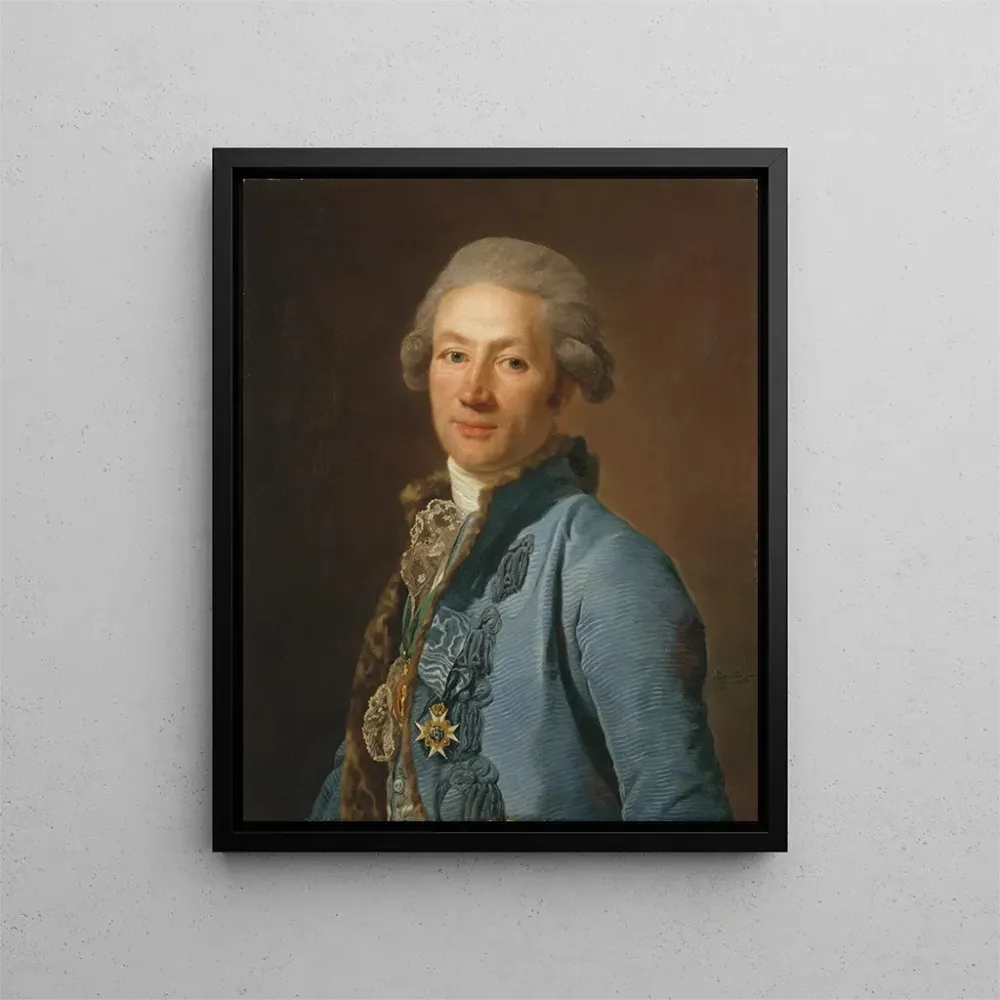 Gemälde Christopher Bogislaus Zibet - Alexander Roslin | Kunstdruck