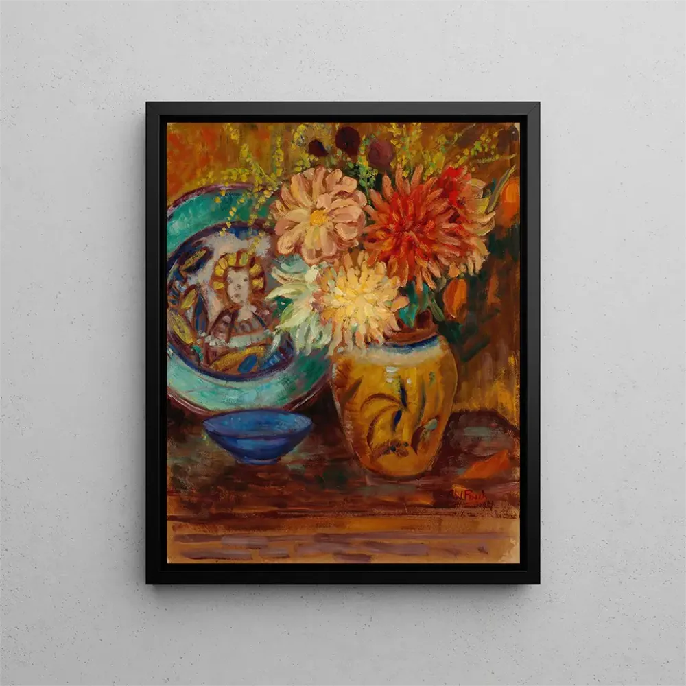 Gemälde Chrysanthèmes - Alfred William Finch | Kunstdruck