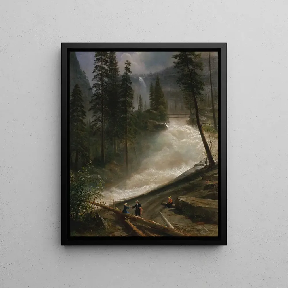 Gemälde Chutes du Nevada à Yosemite - Albert Bierstadt | Kunstdruck