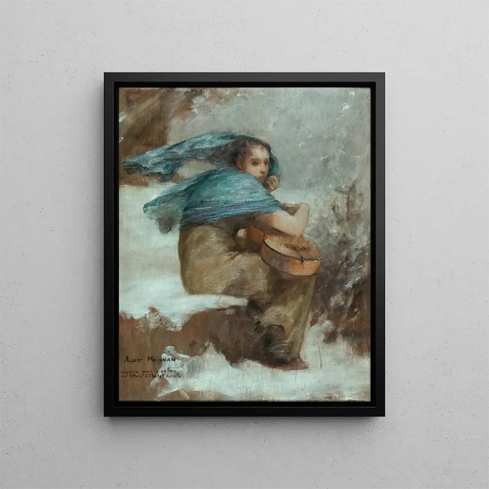 Gemälde La Cigale - Albert Pierre-René Maignan | Kunstdruck