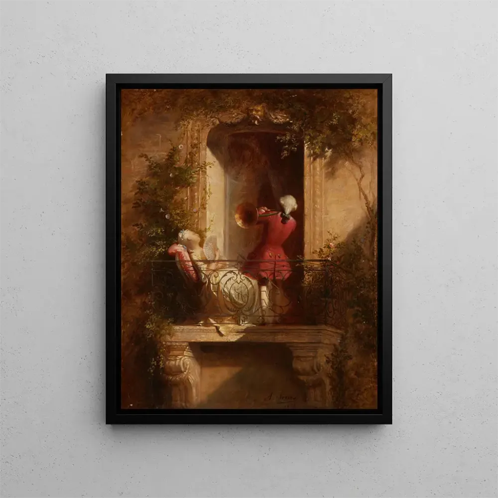 Gemälde Le concert - Auguste Serrure | Kunstdruck