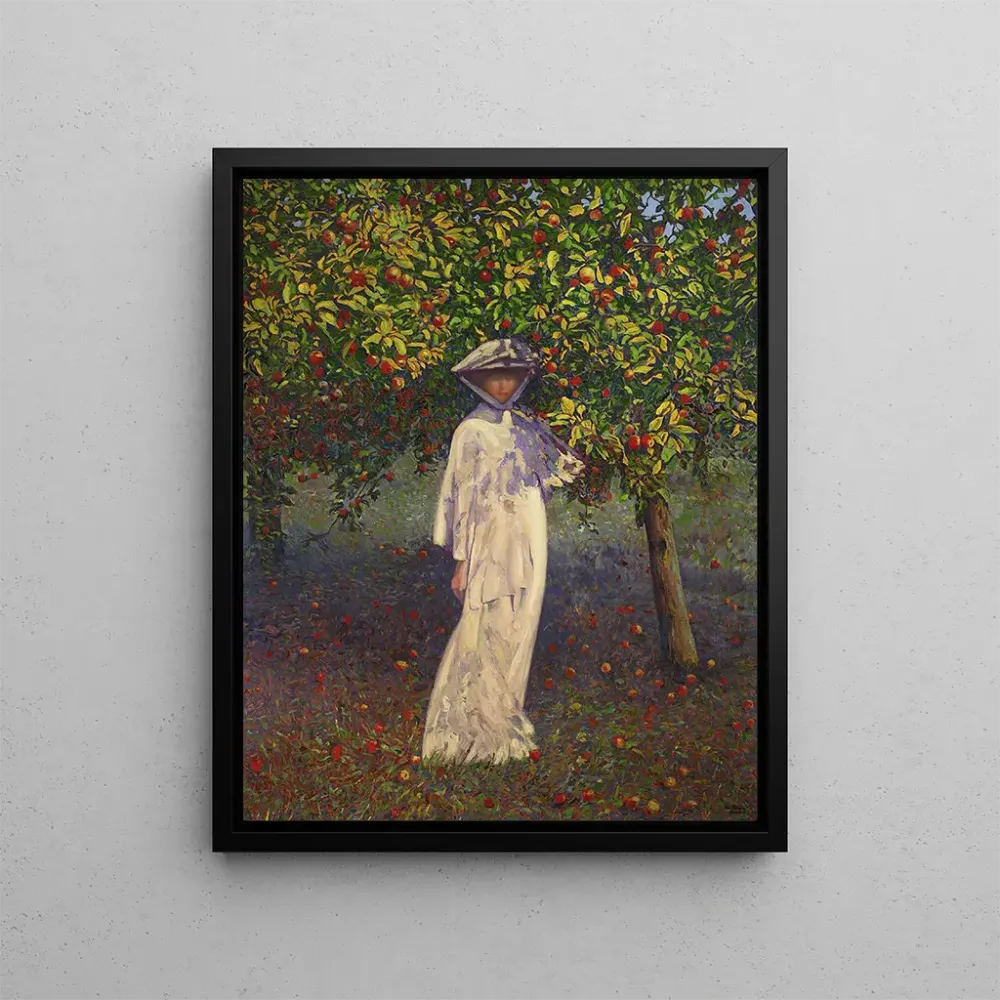 Gemälde Dame im Herbstgarten - Léon Kamir - Kaufmann | Kunstdruck