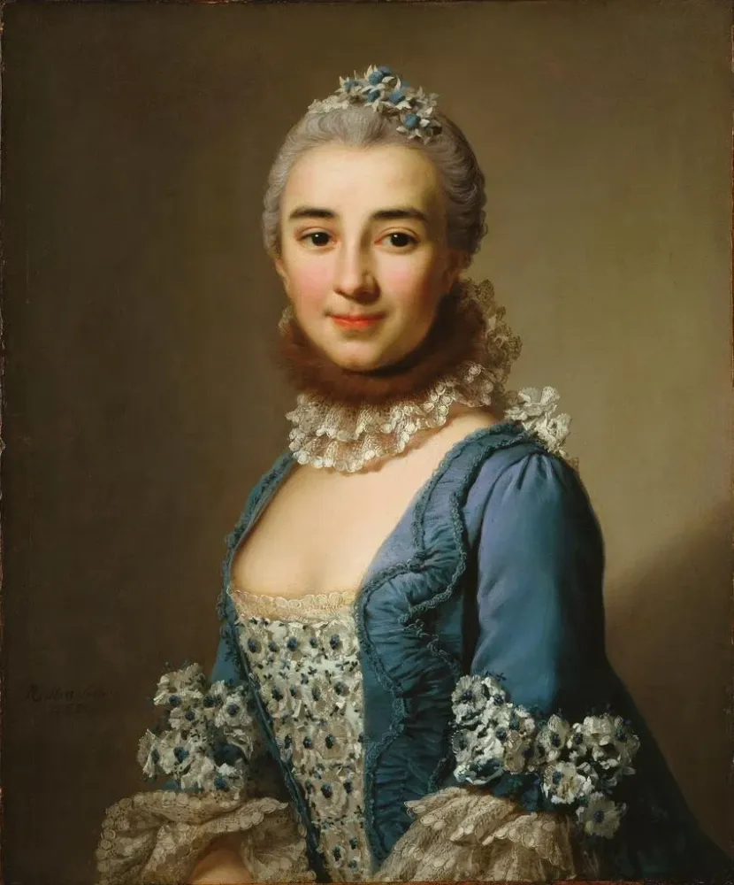 Gemälde Dame unbekannt - Alexander Roslin | Kunstdruck