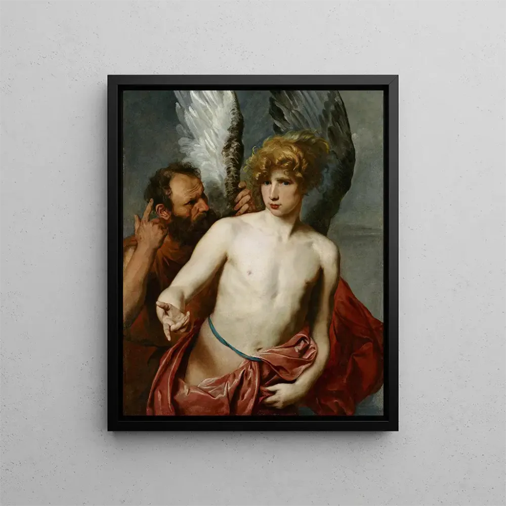 Gemälde Dédale und Ikarus - Antoine van Dyck | Kunstdruck