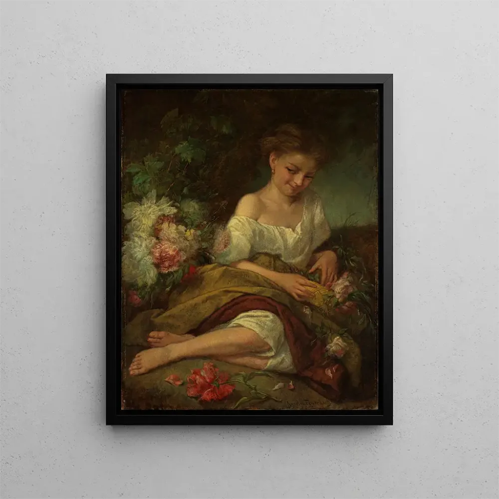 Gemälde Demoiselle d'honneur - Anselm Feuerbach | Kunstdruck