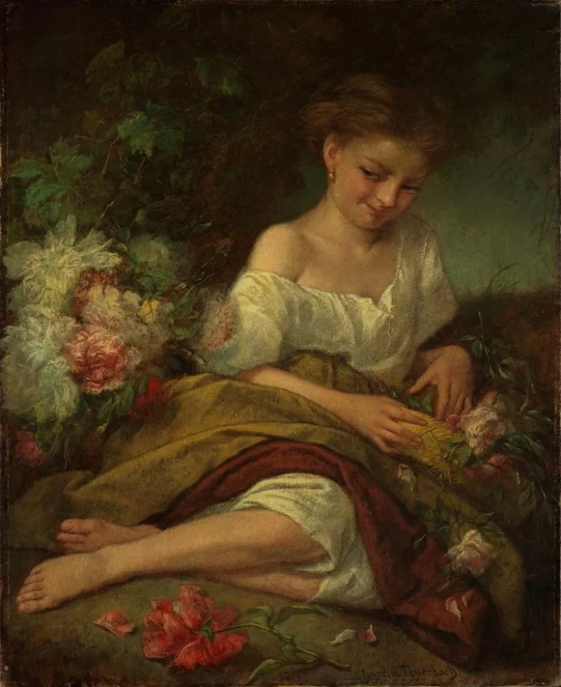Gemälde Demoiselle d'honneur - Anselm Feuerbach | Kunstdruck