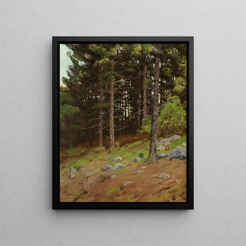 Gemälde den Kiefern - Ben Foster | Kunstdruck