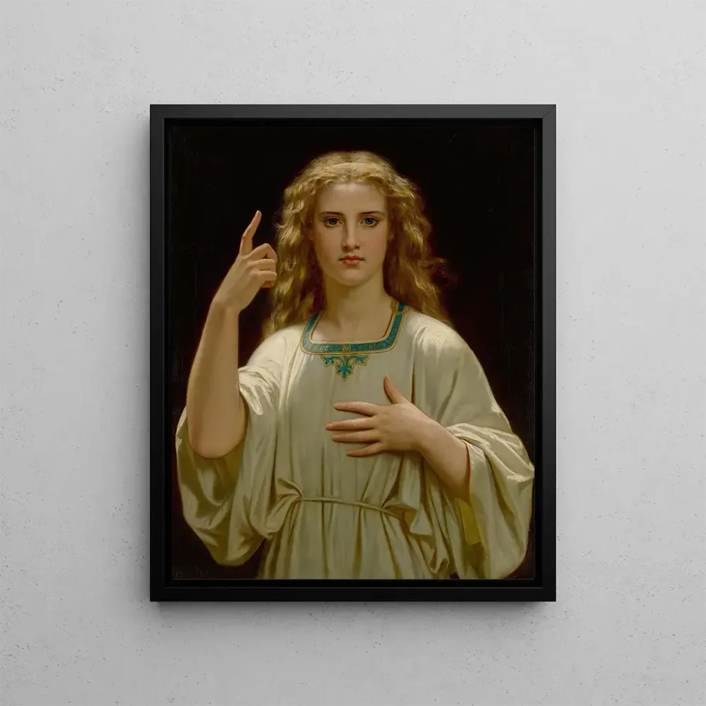 Gemälde Denken Sie Gott - Hugues Merle | Kunstdruck