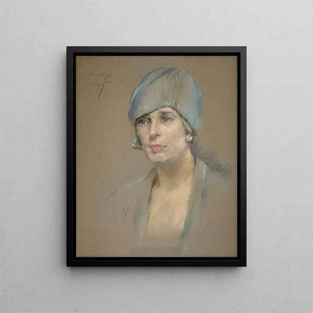 Gemälde Der Besucher Mme Richard P. McCullough - Alice Pike Barney