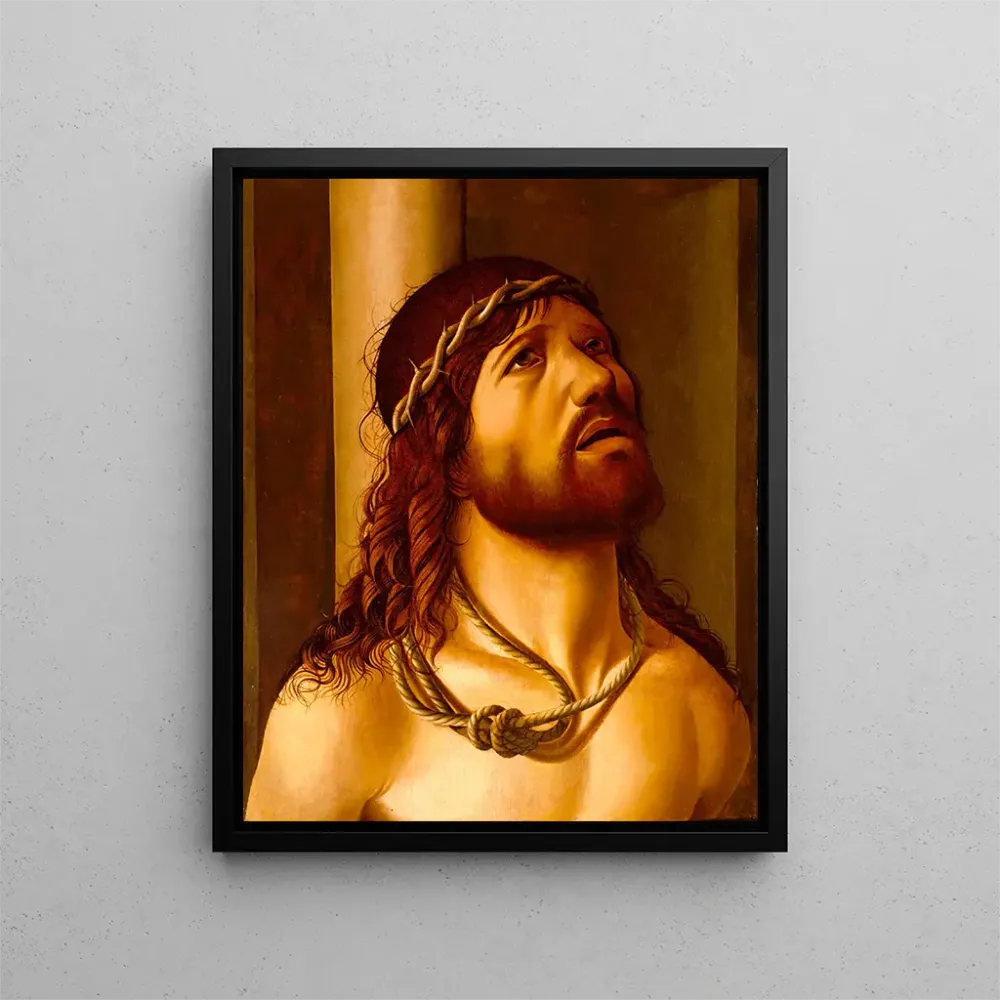 Gemälde Der Christus der Säule - Antonio de Saliba | Kunstdruck