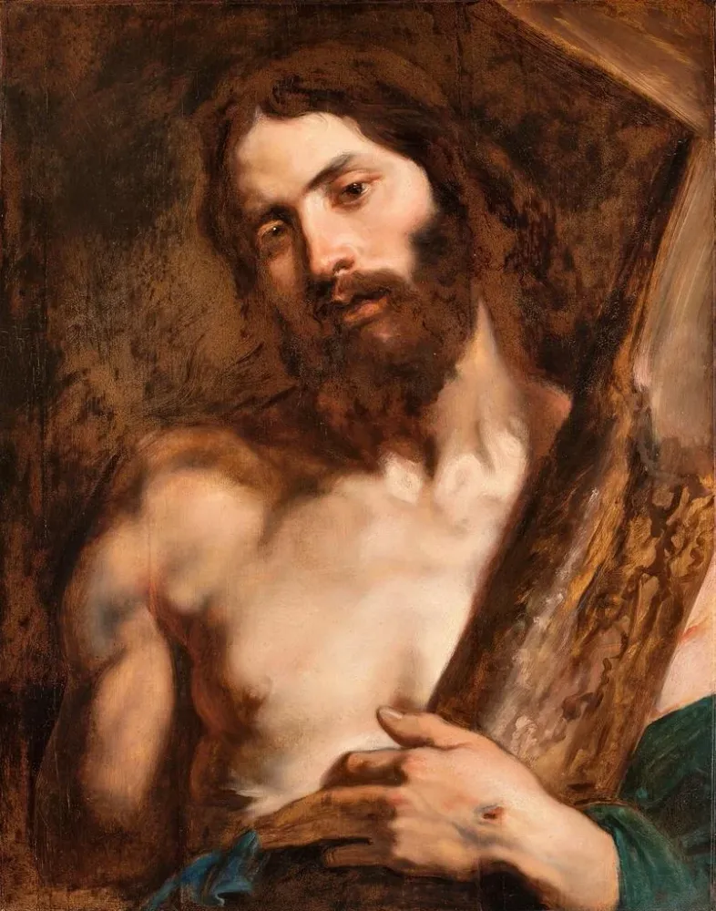 Gemälde Der Christus tragend das Kreuz - Antoine van Dyck | Kunstdruck