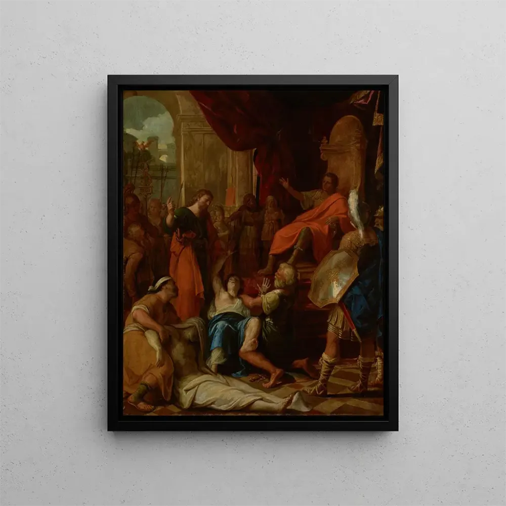 Gemälde Der Christus vor Pilatus - Anonym | Kunstdruck