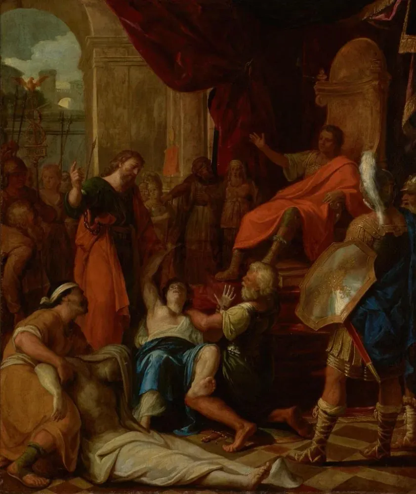 Gemälde Der Christus vor Pilatus - Anonym | Kunstdruck