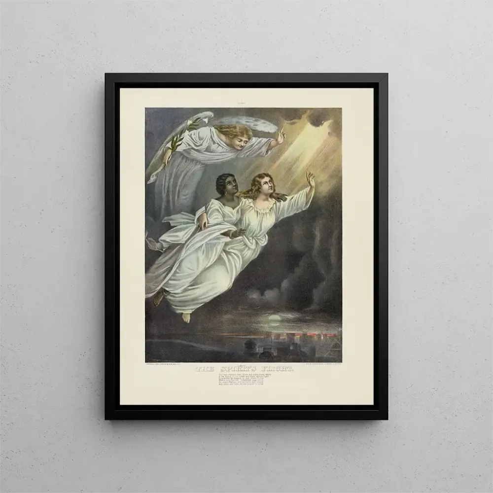 Gemälde Der Flug der Geister - Currier Ives | Kunstdruck