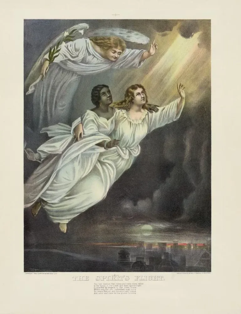 Gemälde Der Flug der Geister - Currier Ives | Kunstdruck