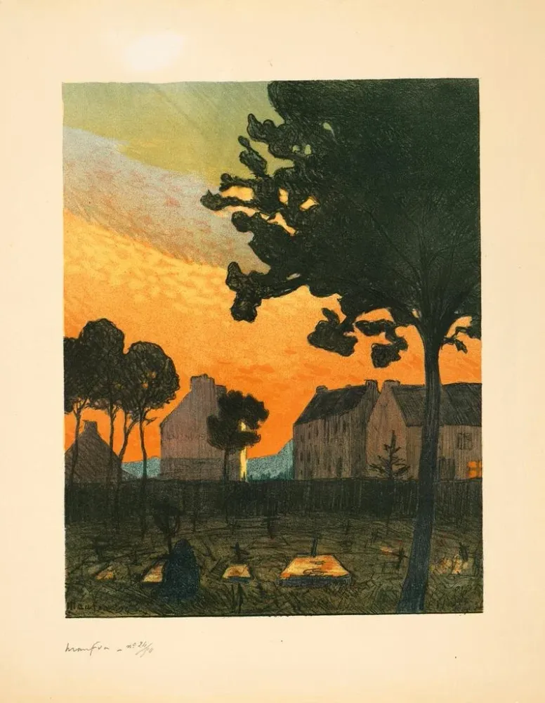 Gemälde Der Friedhof von Plougasnou - Maxime Maufra | Kunstdruck