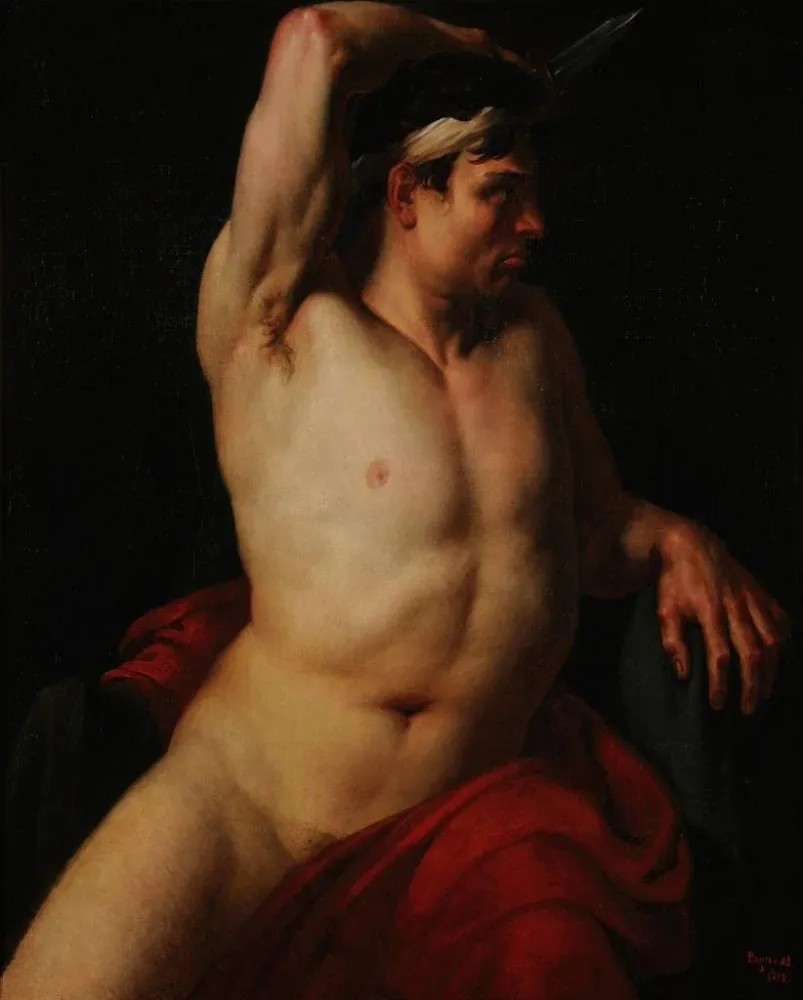 Gemälde Der Gladiator - Amable-Louis-Claude Pagnest