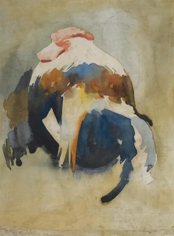 Gemälde Der Hahn - Arthur Melville | Kunstdruck