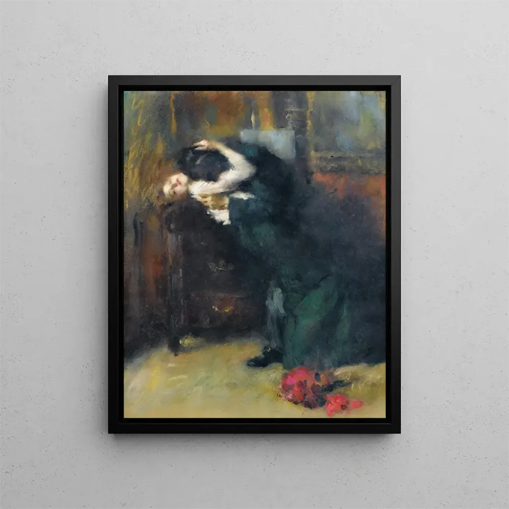Gemälde Der Kuss - Ambrogio Antonio Alciati | Kunstdruck