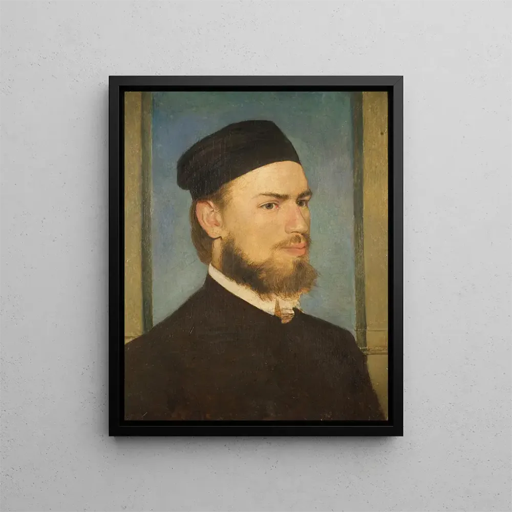 Gemälde Der Maler Franz von Lenbach - Arnold Böcklin | Kunstdruck