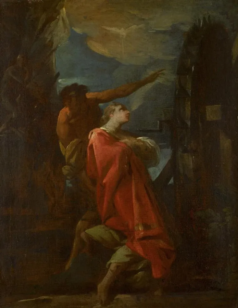 Gemälde Der Martyrium der heiligen Katharina - Antonio González Velázquez | Kunstdruck