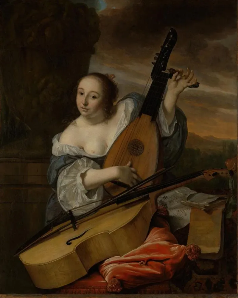 Gemälde Der Musiker - Bartholomeus van der Helst | Kunstdruck