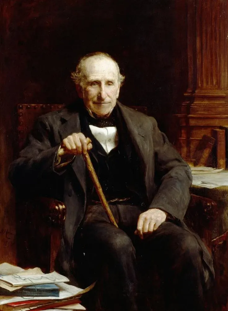 Gemälde Der Reverend William Rogers - Arthur Stockdale Cope