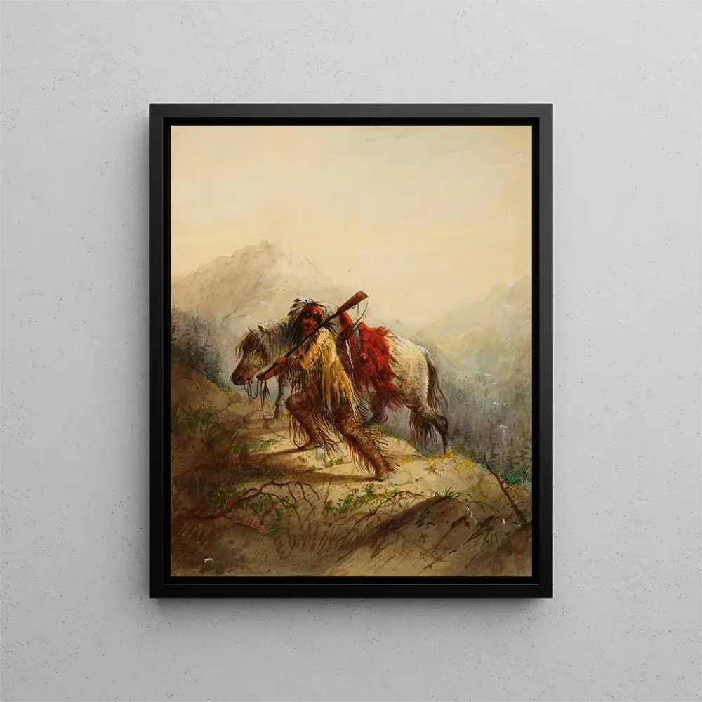 Gemälde Der Scalp-Lock - Alfred Jacob Miller | Kunstdruck