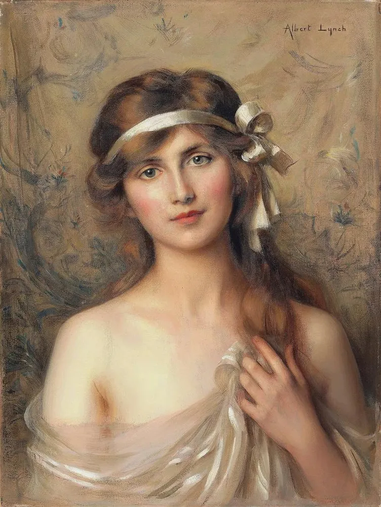 Gemälde Der weiße Streifen - Albert Lynch | Kunstdruck