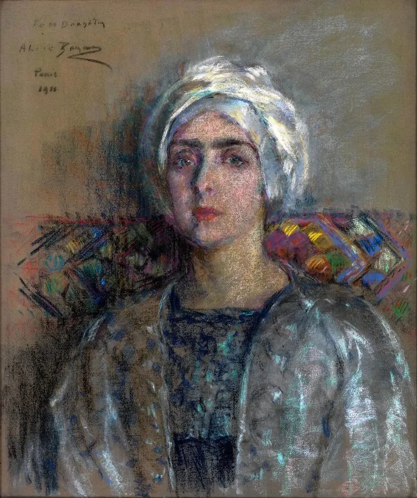 Gemälde Der weiße Turban - Alice Pike Barney