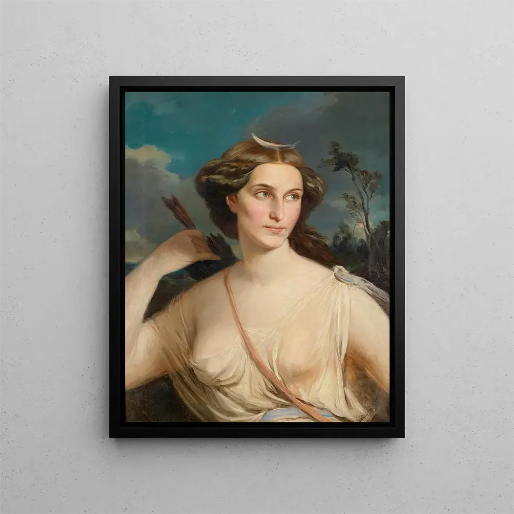 Gemälde Diane, Göttin der Jagd - Anonym | Kunstdruck
