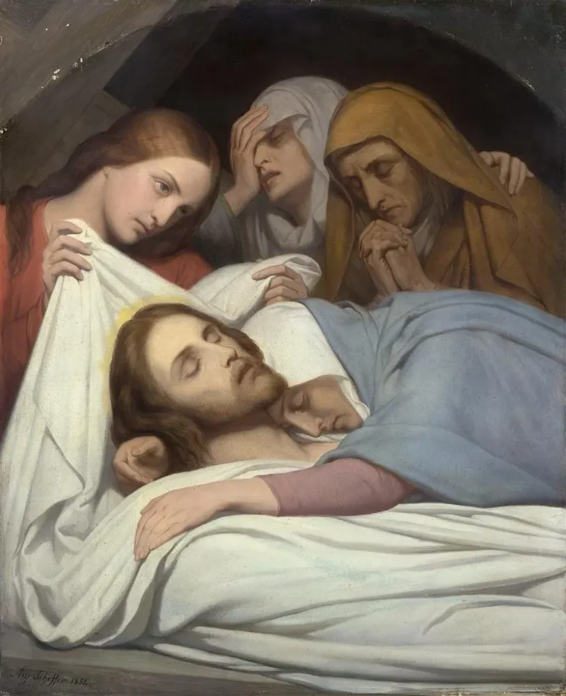 Gemälde Die Auferstehung - Ary Scheffer | Kunstdruck