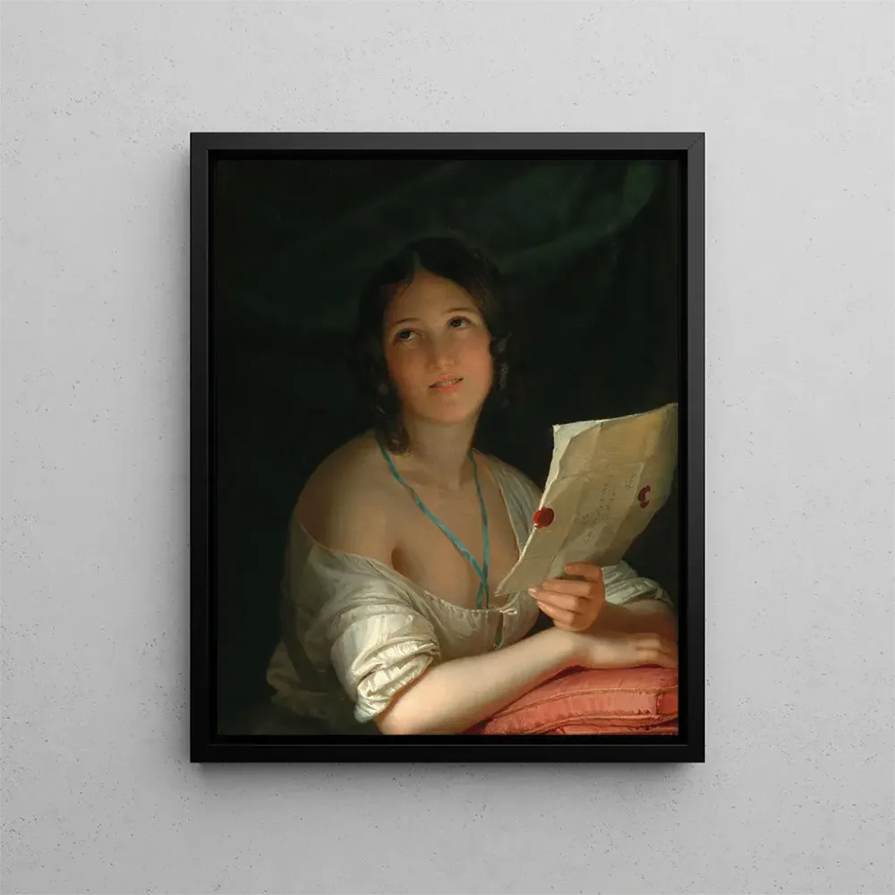 Gemälde Die Briefe - Anton Einsle | Kunstdruck