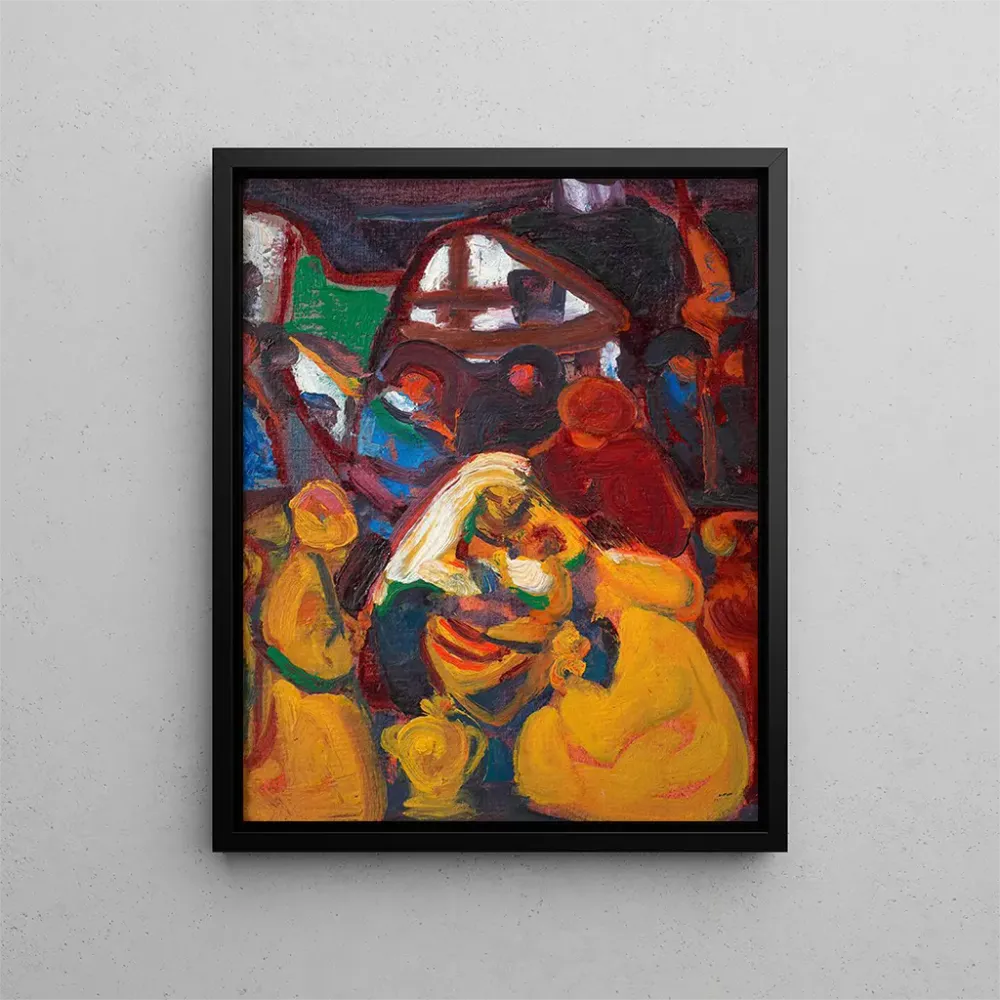 Gemälde Die drei Könige - Adolf Hölzel | Kunstdruck