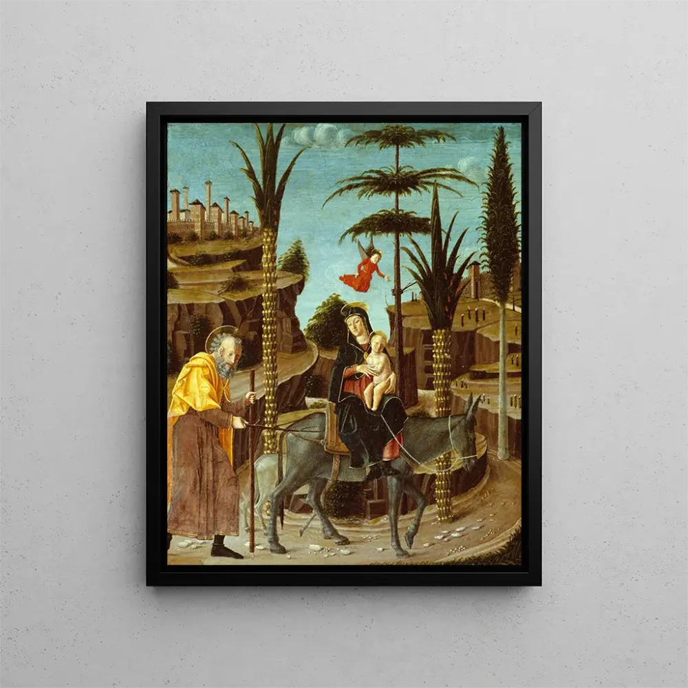 Gemälde Die Flucht nach Ägypten - Bernardino Butinone | Kunstdruck