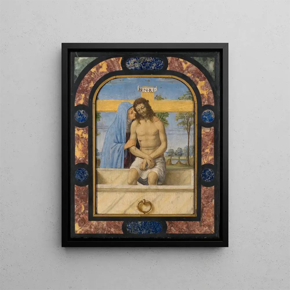 Gemälde Die Grablegung - Andrea Solario | Kunstdruck